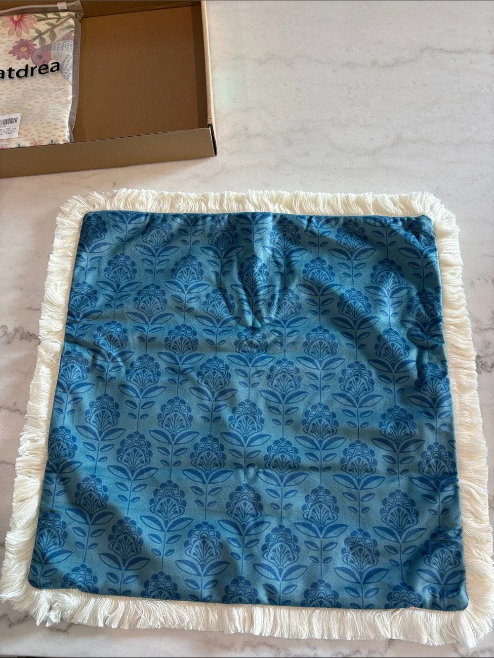 Patdrea French Country Velvet Throw Pillow Covers